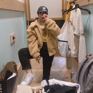 UO Honey Teddy Bear Jacket